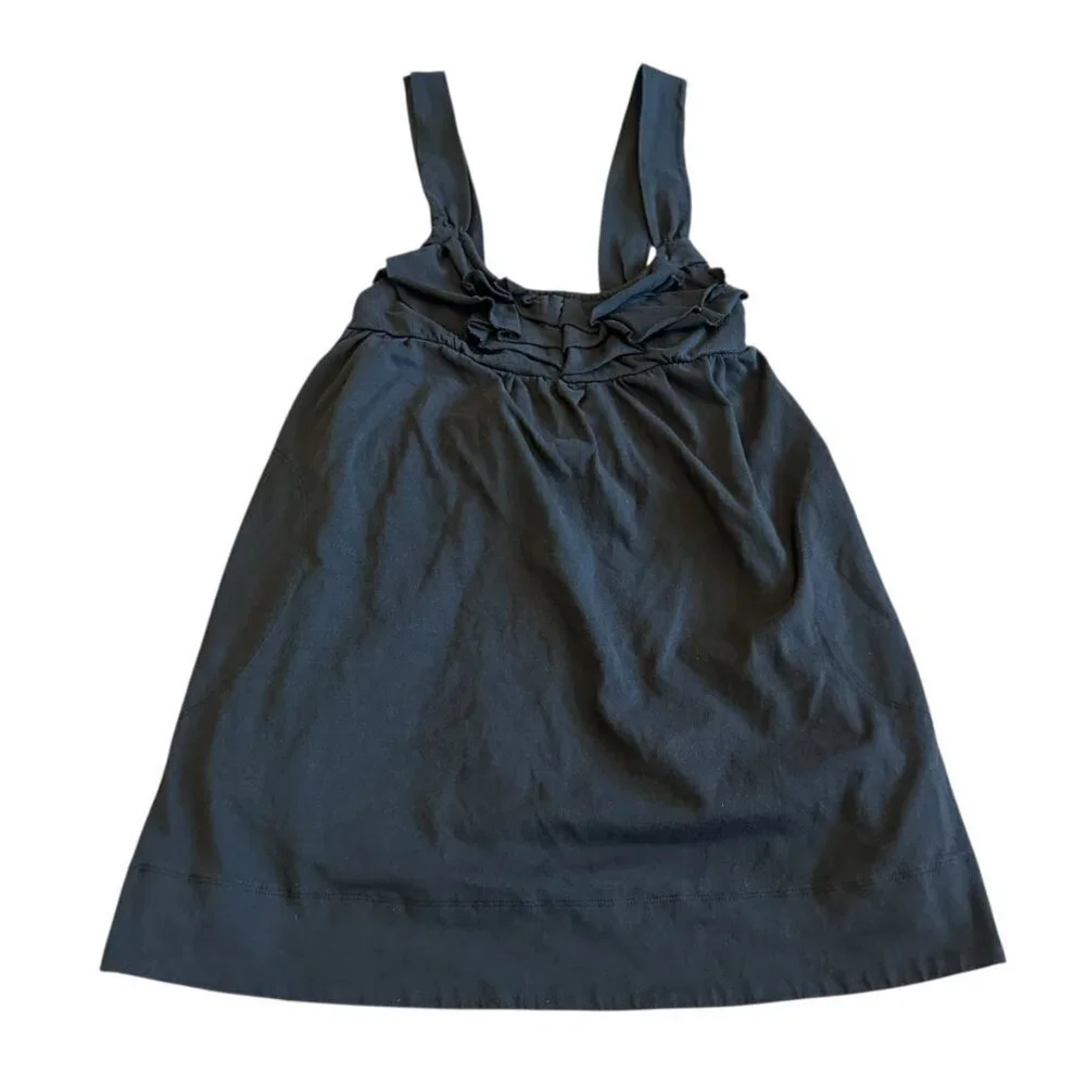 Free People Beach Valley Mini Dress Back Tie Sleeveless Mini 100% Cotton Size XS - Picture 2 of 13
